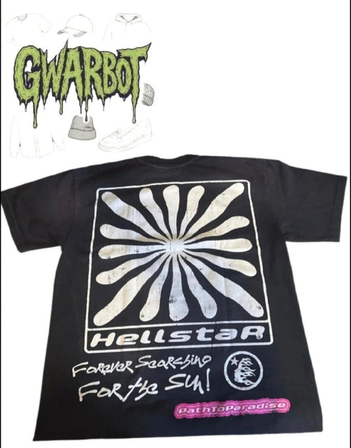 Large - Hellstar  Sun Smile Tee.